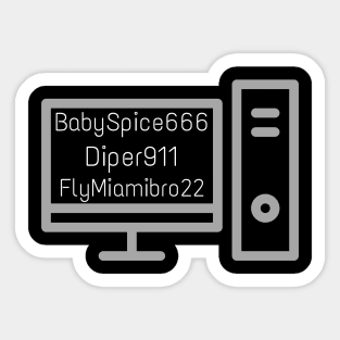 Pen15 Funny Screen Names Sticker